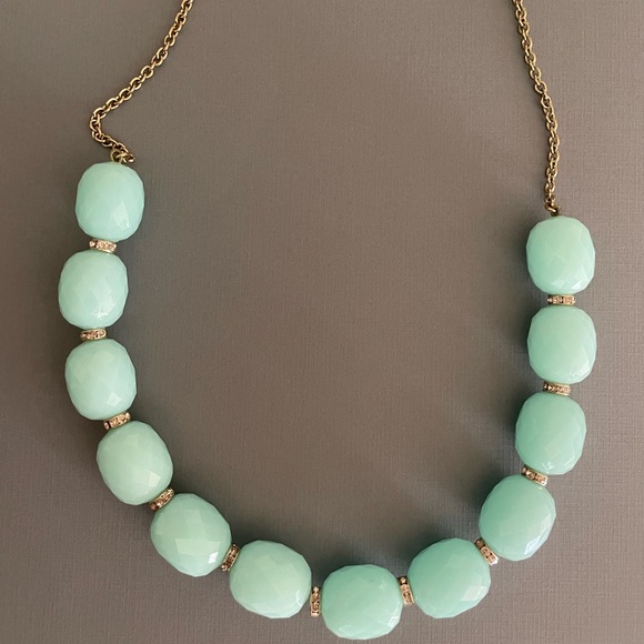 J. Crew Factory Jewelry - J. Crew Elegant Mint Green Beaded Necklace